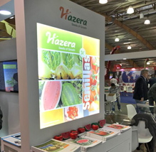 Hazera participo en la feria Expo Agrofuturo en Bogotá en 22-24 de Agosto 2018 en el pabellón de Instituto de Exportación de Israel.